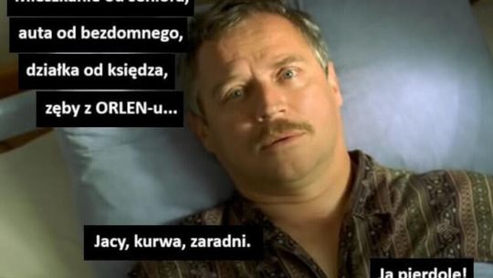 Maybach, zęby ze stacji benzynowej, a mieszkanie od seniora z DPS...