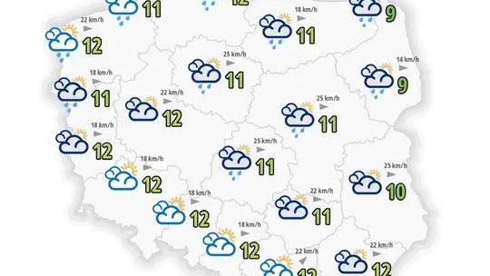 Prognoza pogody na najbliższe 5 dni (15.10-20.10)