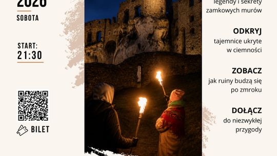 Weekend 12-14 czerwca na Zamku Ogrodzieniec: wieczór z duchami, atelier mody historycznej i zwiedzania z pochodniami