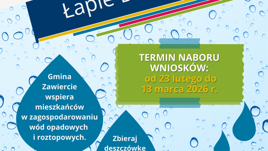 Zawiercie łapie deszczówkę