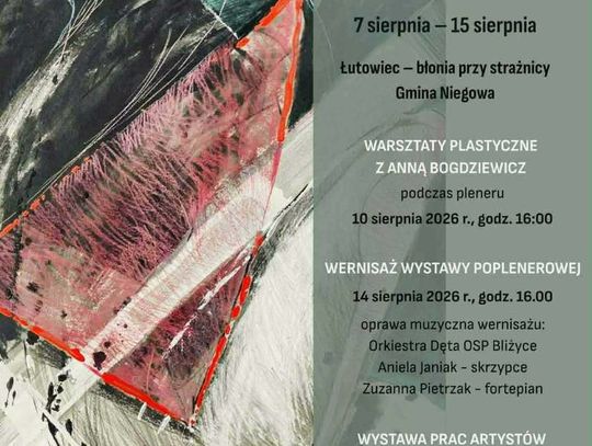 Artyści przyjadą do Łutowca. Przed nami I Ogólnopolski Plener Malarski