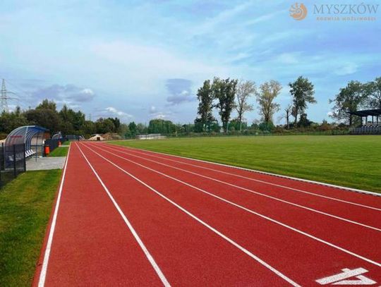 Bieżnia lekkoatletyczna na stadionie miejskim w Myszkowie już otwarta