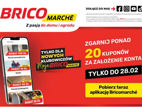 Brico Marche Myszków: nowa gazetka z promocjami!