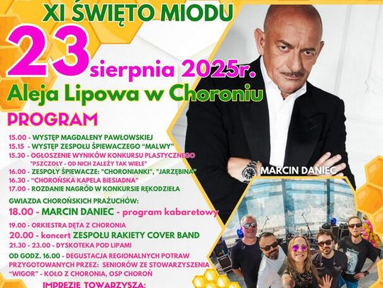 Marcin Daniec wystąpi w Choroniu. CHOROŃ ZAPRASZA NA PRAŻUCHY