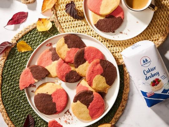 Ciasteczka neapolitańskie w jesiennych barwach