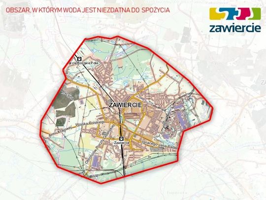 CZĘŚĆ OSIEDLI W ZAWIERCIU BEZ WODY CZĘŚĆ OSIEDLI W ZAWIERCIU BEZ WODY