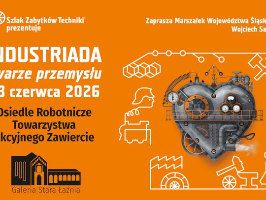 INDUSTRIADA 2026 w Zawierciu. Osiedle TAZ stanie się przestrzenią historii, sztuki i przemysłowych opowieści