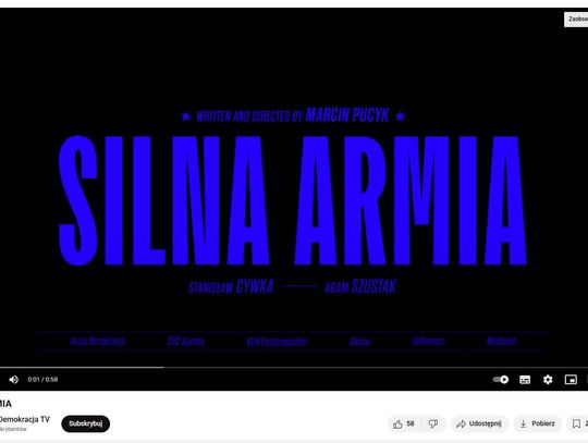 Nowy firm Akcji Demokracja: SILNA ARMIA
