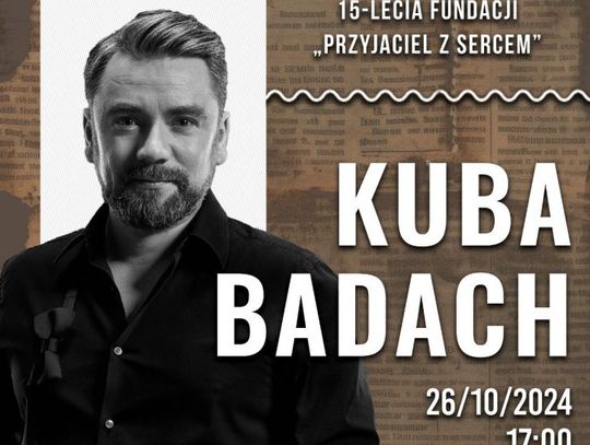 Kuba Badach w Myszkowie z okazji 15 - lecia fundacji "Przyjaciel z sercem"