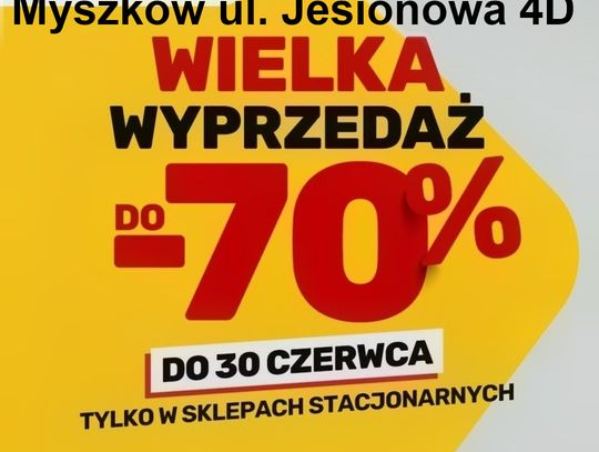 Od dzisiaj wyprzedaż w Brico Marche Myszków!
