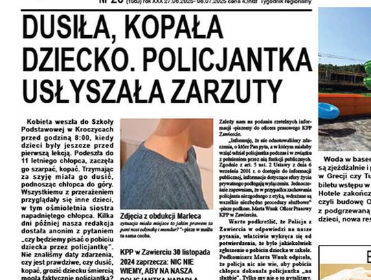 POLICJANTKA PREPAROWAŁA ZARZUT DEMORALIZACJI? WCZEŚNIEJ MIAŁA POBIĆ UCZNIA SZKOŁY W KROCZYCACH!