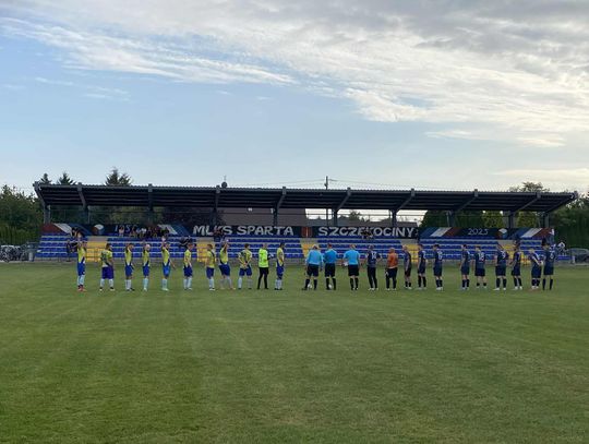 REZERWY SPARTY SZCZEKOCINY Z PIERWSZA LIGOWĄ WYGRANĄ