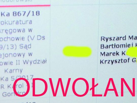 ROZPRAWA ODWOŁANA OSKARŻONY MACH ZNOWU W SZPITALU ROZPRAWA ODWOŁANA OSKARŻONY MACH ZNOWU W SZPITALU