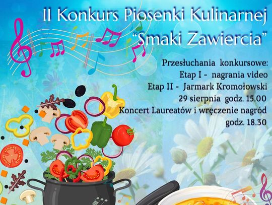 SMAKI ZAWIERCIA. Konkurs w czasie Jarmarku w Kromołowie