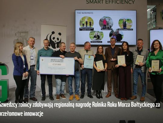 Szwedzcy rolnicy zdobywają regionalną nagrodę Rolnika Roku Morza Bałtyckiego za przełomowe innowacje Szwedzcy rolnicy zdobywają regionalną nagrodę Rolnika Roku Morza Bałtyckiego za przełomowe innowacje