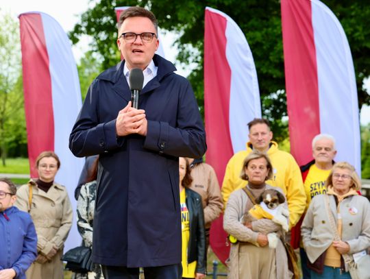 Szymon Hołownia w Ziemięcicach: polityka powinna być troską o drugiego człowieka!