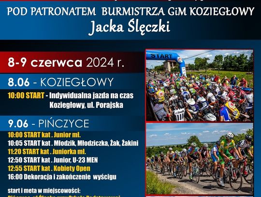 UWAGA. UTRUDNIENIA W RUCHU W NIEDZIELĘ, 9 CZERWCA. WYŚCIG KOLRASKI W GMINIE KOZIEGŁOWY NA DROGACH PUBLICZNYCH