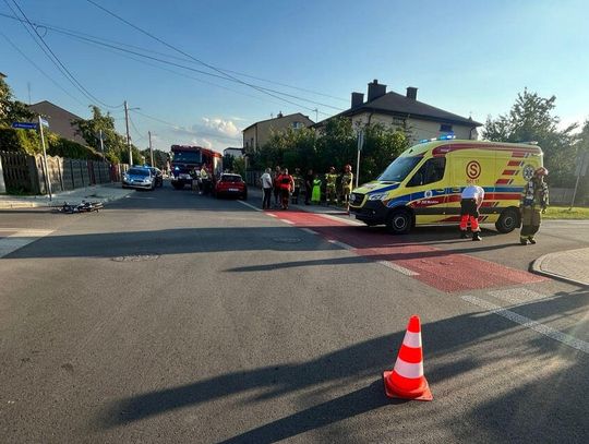 WYPADEK DROGOWY. 11-LETNIE DZIECKO Z URAZEM GŁOWY WYPADEK DROGOWY. 11-LETNIE DZIECKO Z URAZEM GŁOWY