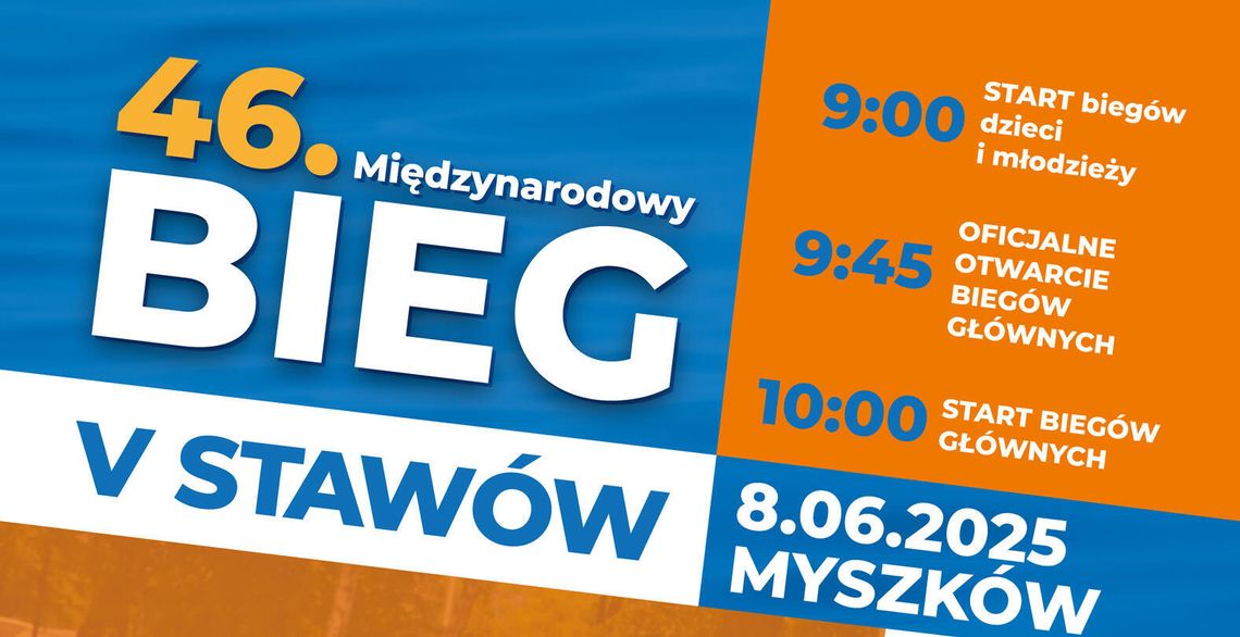 Bieg V stawów. Rozgrzewkę poprowadzi Małgorzata Sobańska!