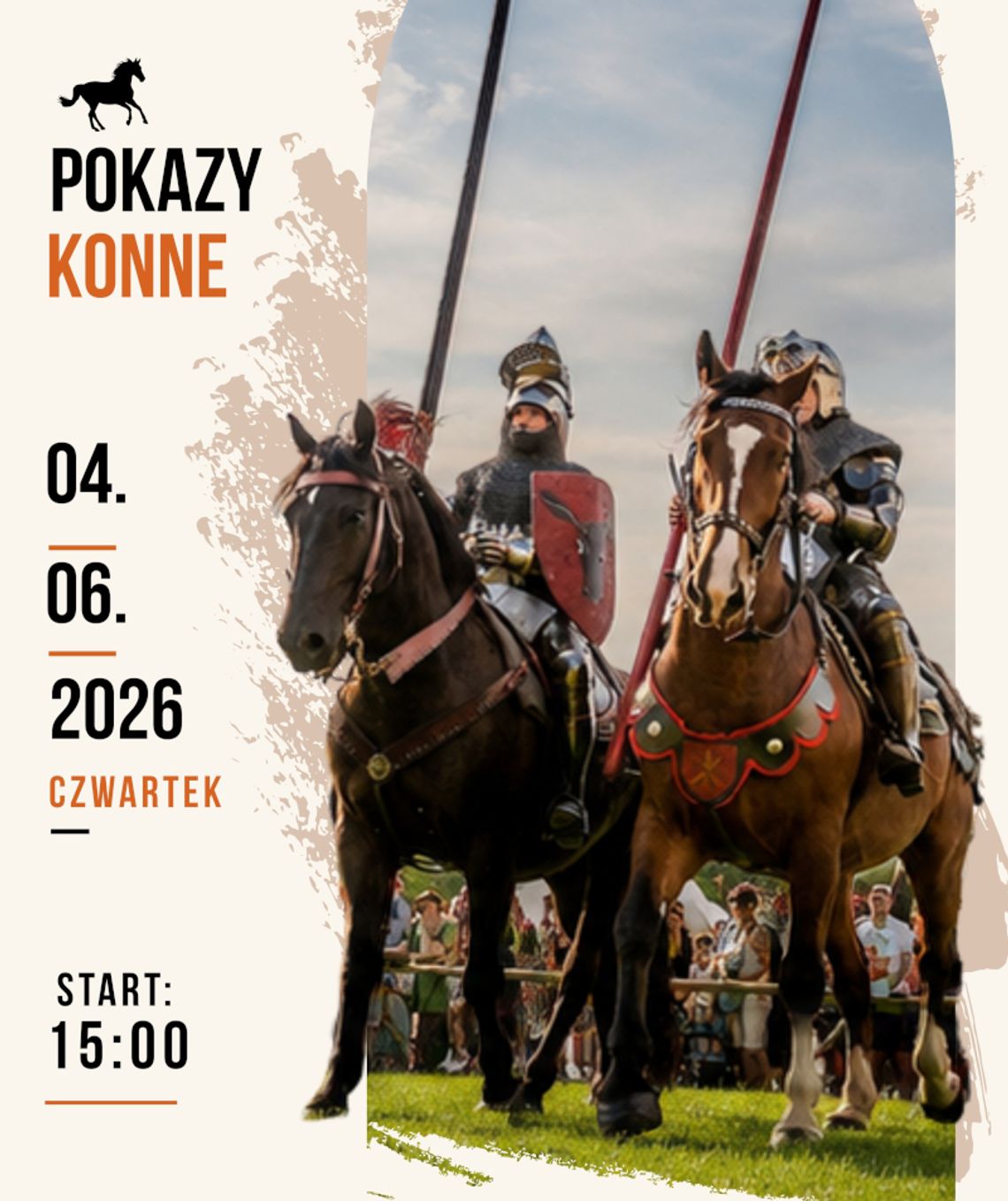Boże Ciało na koniach. Tylko na Zamek Ogrodzieniec! (bez mszy) Boże Ciało na koniach. Tylko na Zamek Ogrodzieniec! (bez mszy)