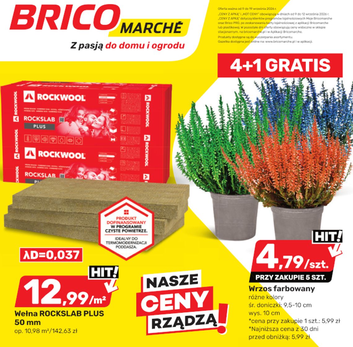 Brico Marche Myszków. Gazetka na 9-12 września