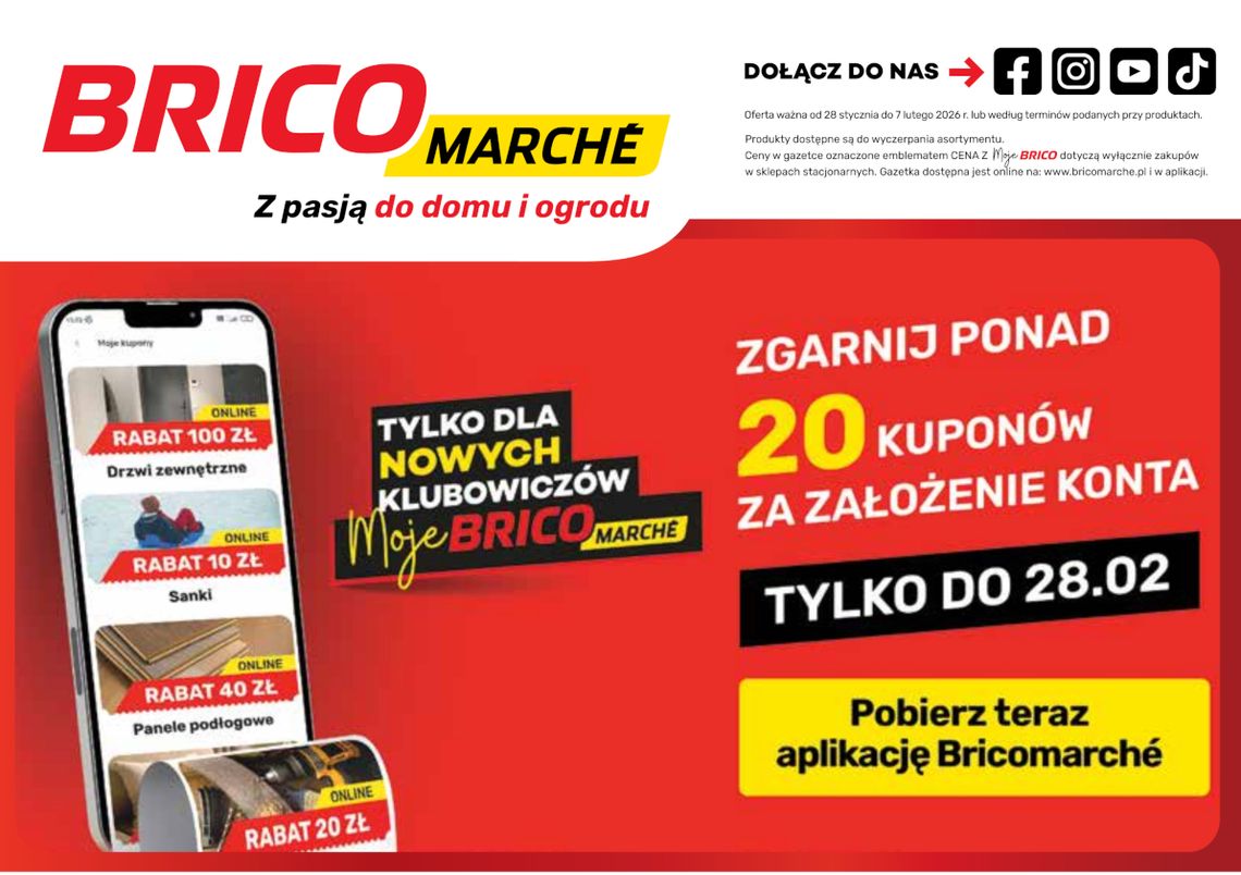 Brico Marche Myszków: nowa gazetka z promocjami!