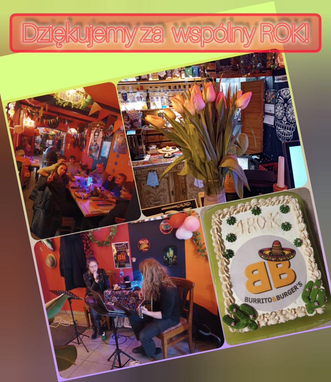 Burrito&Burgers w Siewierzu świętowało I urodziny Burrito&Burgers w Siewierzu świętowało I urodziny