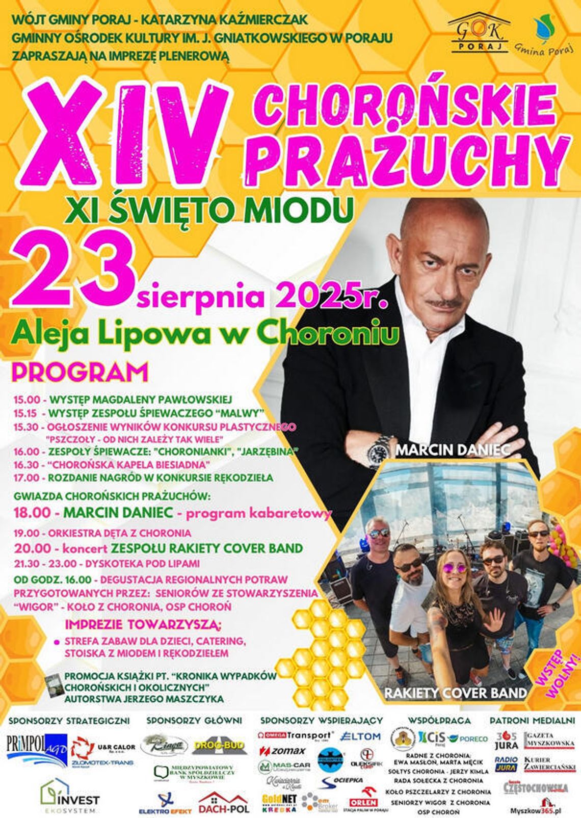 Marcin Daniec wystąpi w Choroniu. CHOROŃ ZAPRASZA NA PRAŻUCHY