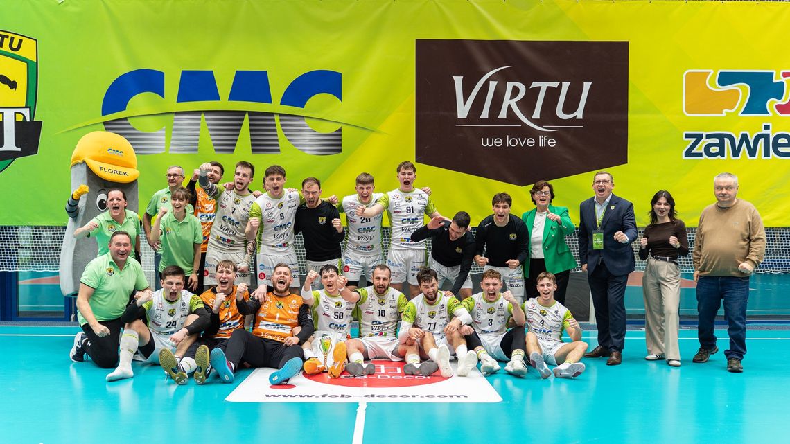 CMC VIRTU VIRET ZAWIERCIE LIDEREM NA PÓŁMETKU ROZGRYWEK