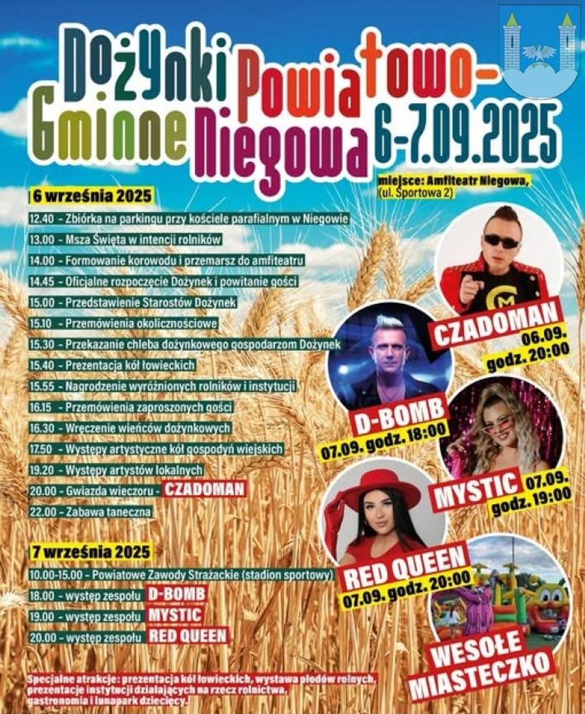 Dożynki Powiatowo-Gminne w Niegowie