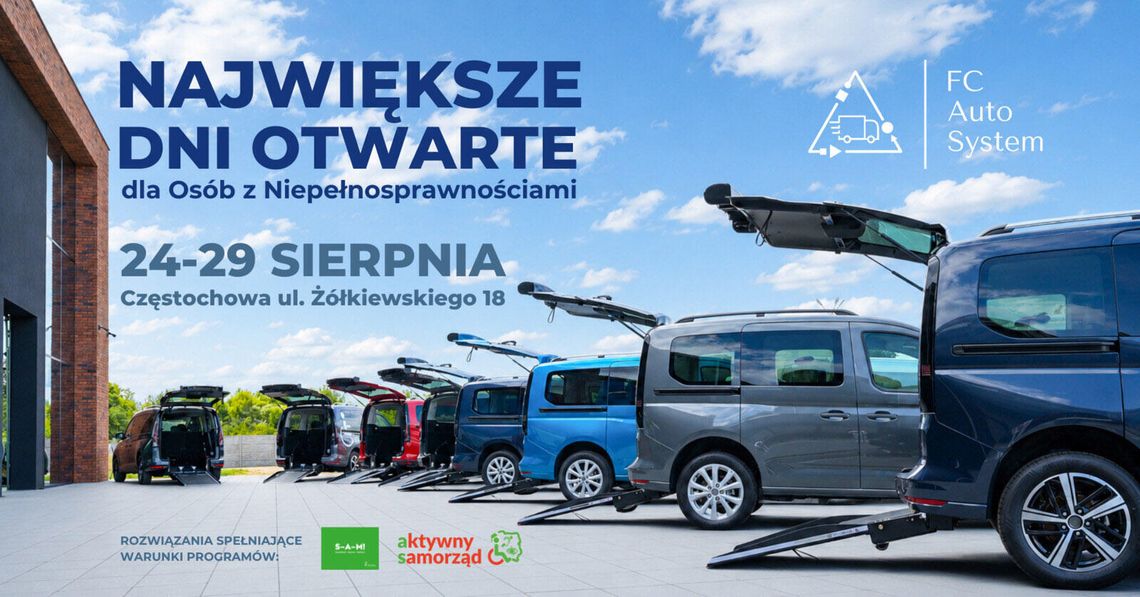 FC Auto System organizuje Dni Otwarte dla osób z niepełnosprawnościami. Samochody z dotacją PFRON! FC Auto System organizuje Dni Otwarte dla osób z niepełnosprawnościami. Samochody z dotacją PFRON!