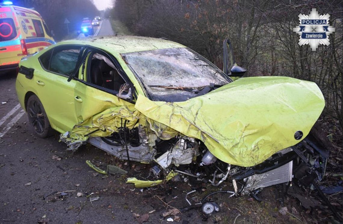 Groźny wypadek na Skarżyckiej Groźny wypadek na Skarżyckiej