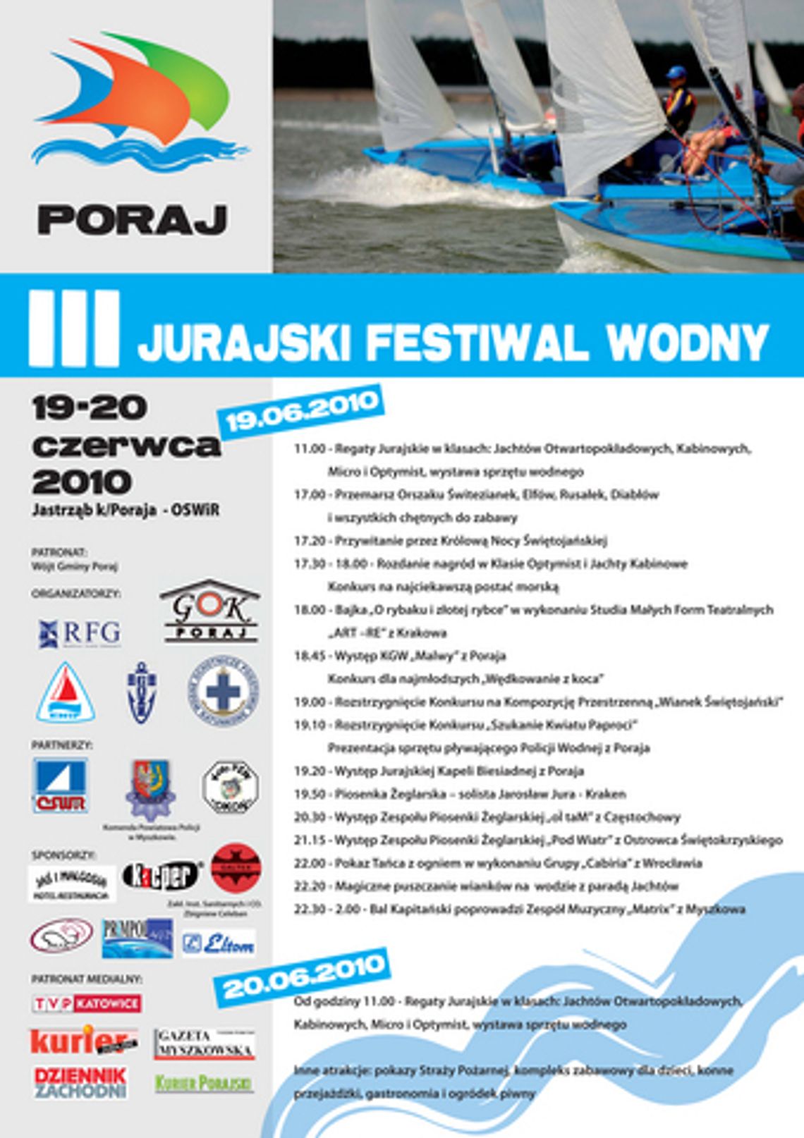 III JURAJSKI FESTIWAL WODNY