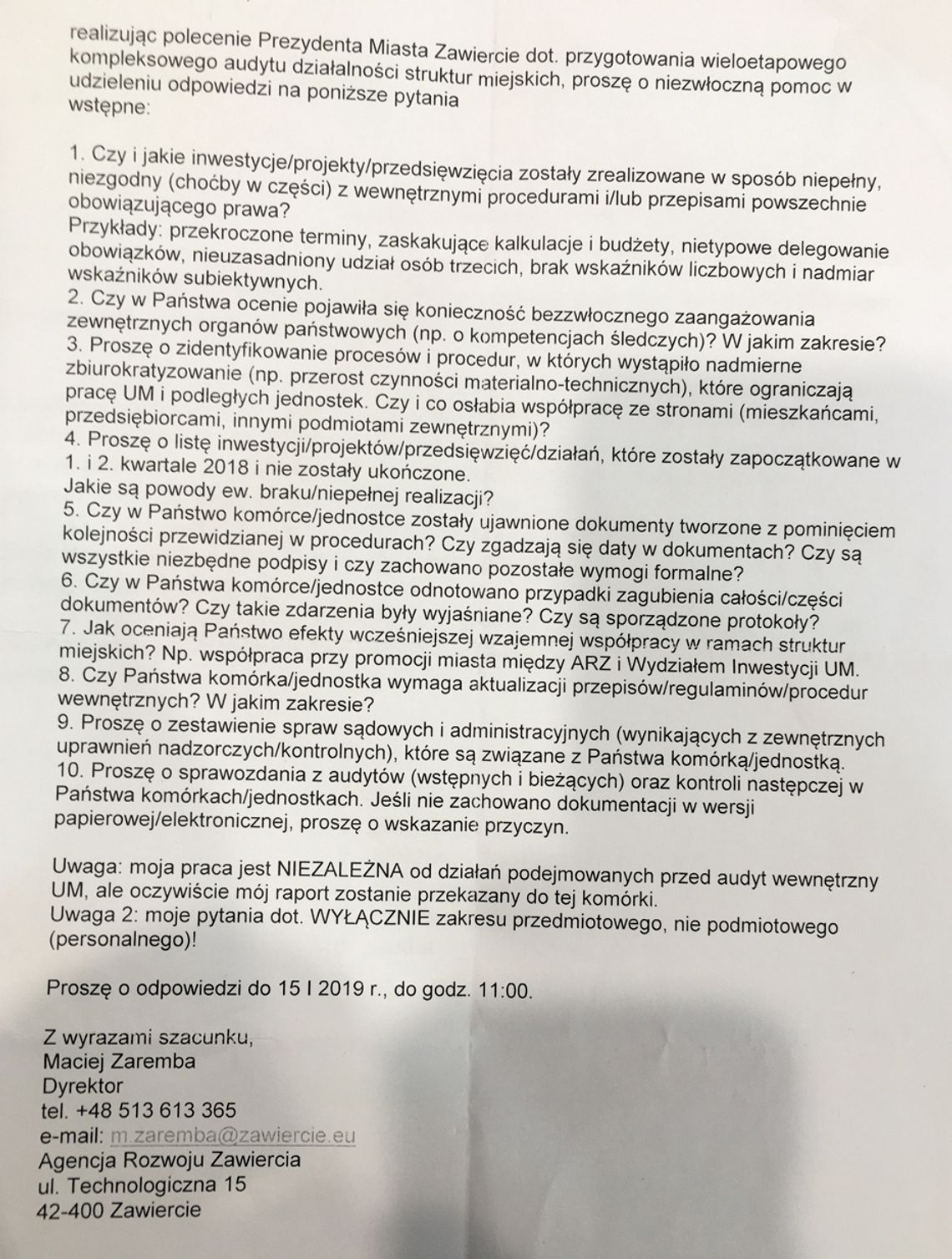 JAK Z URZĘDNIKÓW ZROBIĆ DONOSICIELI