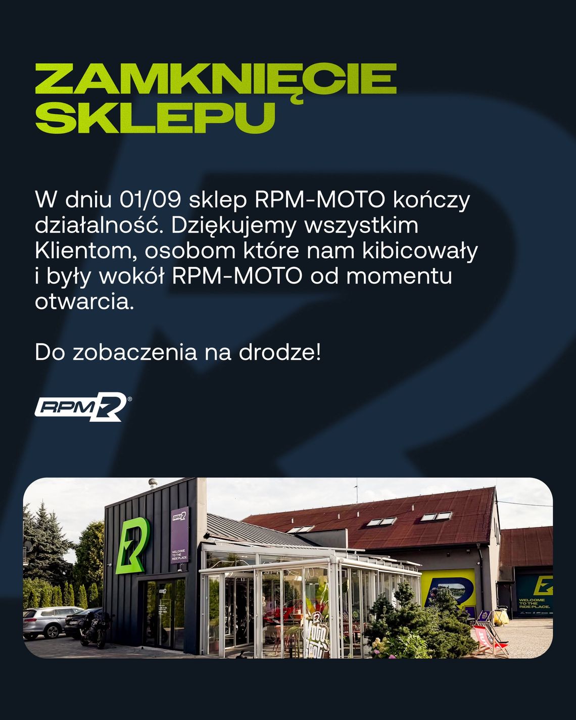LEDWIE SIĘ OTWORZYLI. Już znikają! Sklep motocyklowy RPM-MOTO nad Pogorią skończył działalność LEDWIE SIĘ OTWORZYLI. Już znikają! Sklep motocyklowy RPM-MOTO nad Pogorią skończył działalność