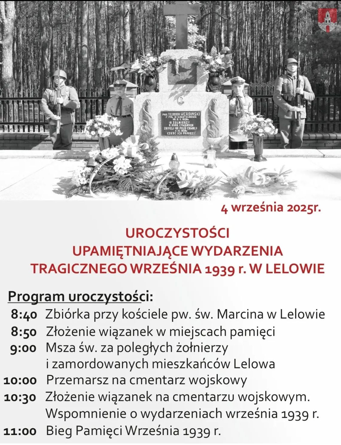 Lelów pamięta o wydarzeniach 4 września 1939