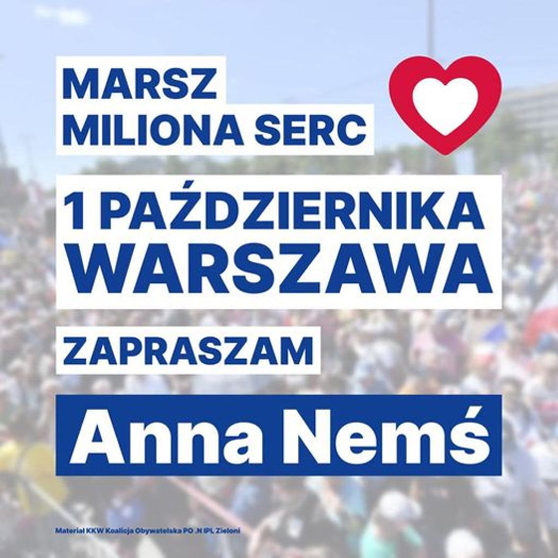 Marsz Miliona Serc. Ogromne zainteresowanie