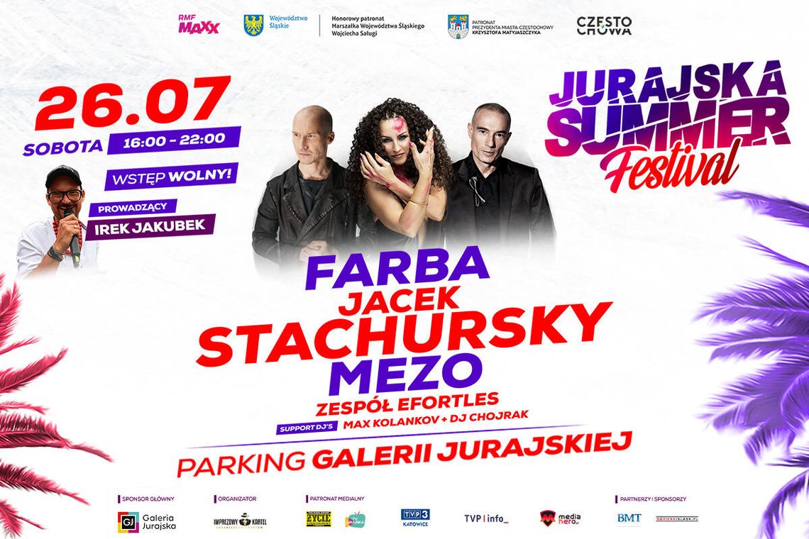 Mezo, Stachursky i Farba  na scenie Jurajska Summer Festival. Druga odsłona już 26 lipca