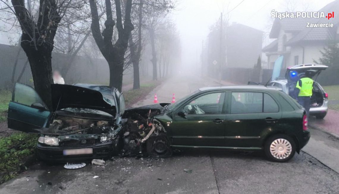 MŁODA KOBIETA BEZ UPRAWNIEŃ SPOWODOWAŁA KOLIZJĘ