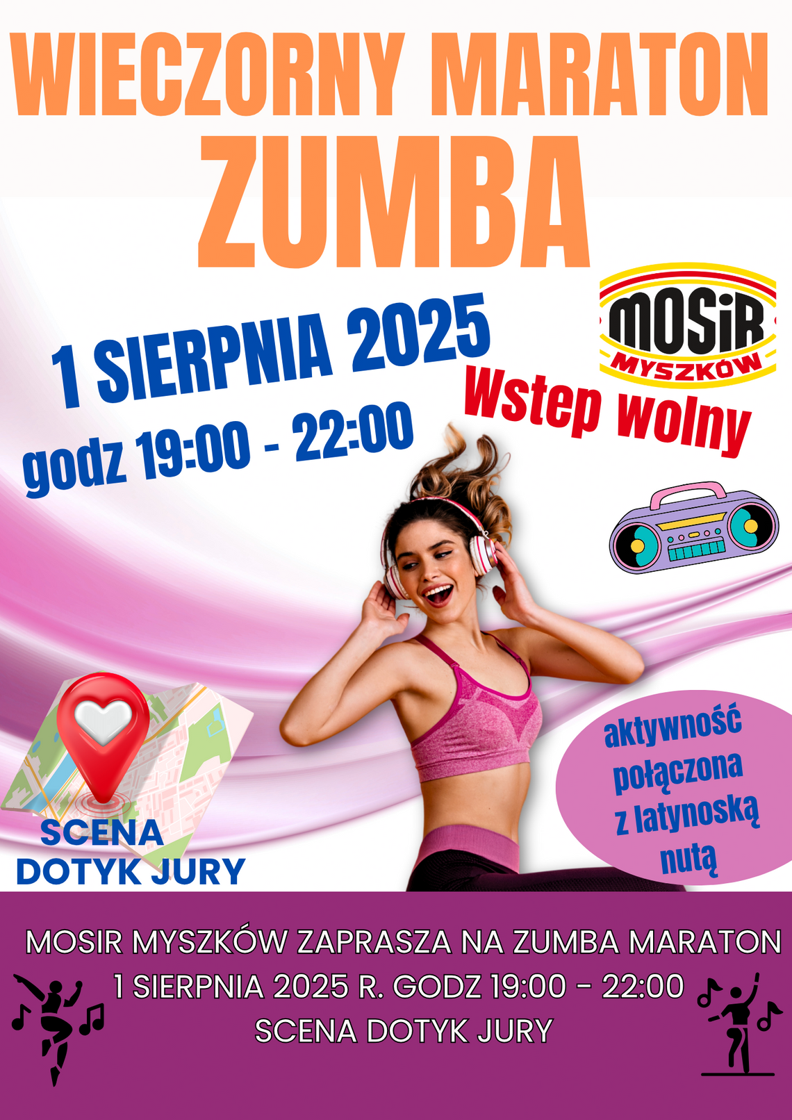 MOSIR zaprasza na MARATOR ZUMBY