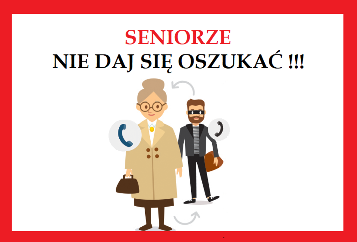 92-LETNIA SENIORKA STRACIŁA 70 TYS. ZŁ OSZUKANA METODĄ NA POLICJANTA