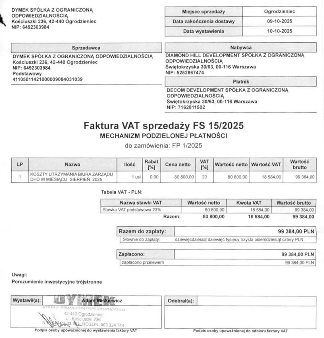 NIE MA WODY, NIE MA PRĄDU. JEST BIURO ZA 99 TYSIĘCY MIESIĘCZNIE