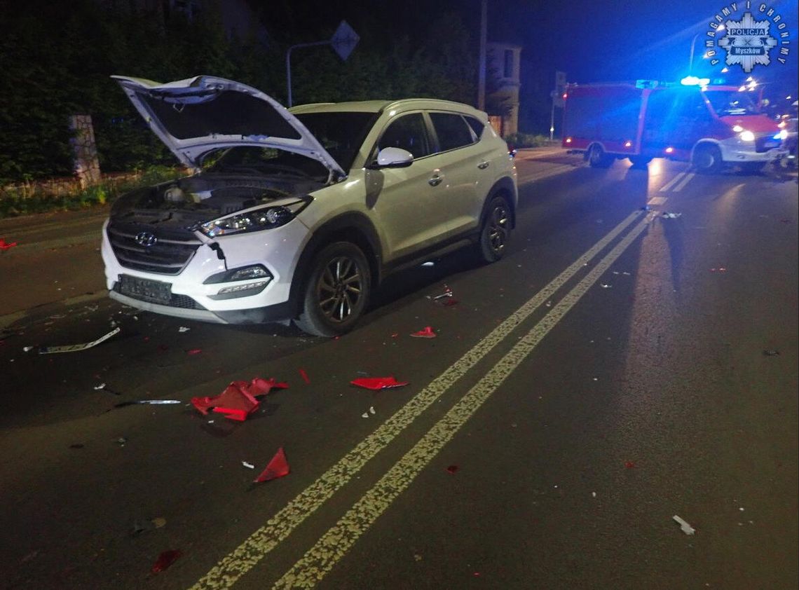 Nie ustąpił pierwszeństwa przejazdu motocykliście