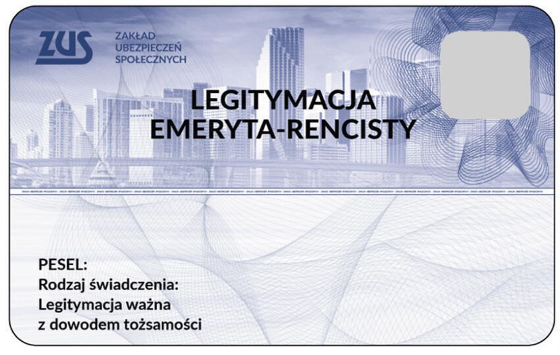 Nowe wzory legitymacji emeryta-rencisty Nowe wzory legitymacji emeryta-rencisty