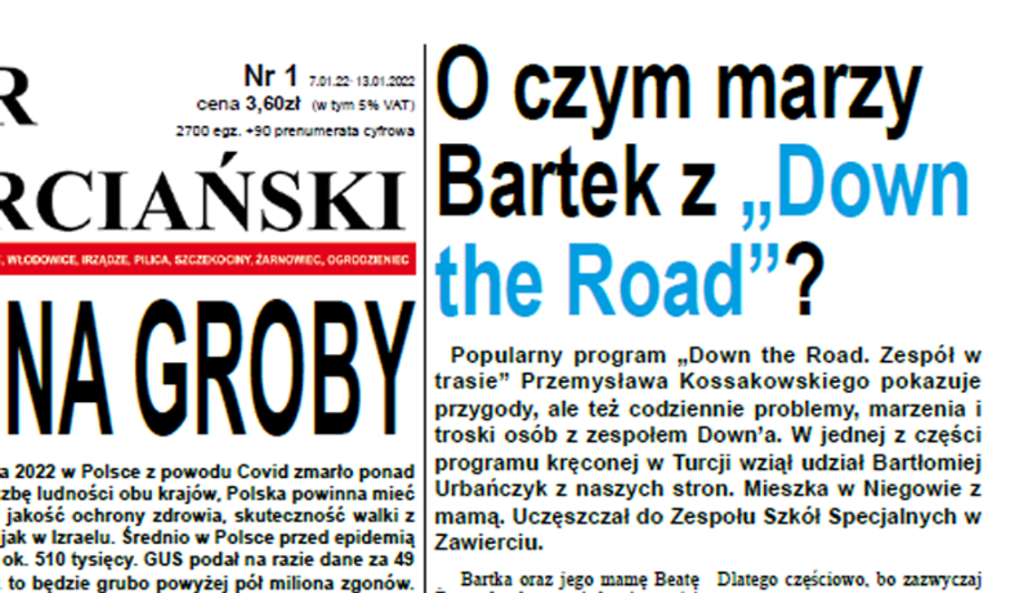 O czym marzy Bartek z „Down the Road”?