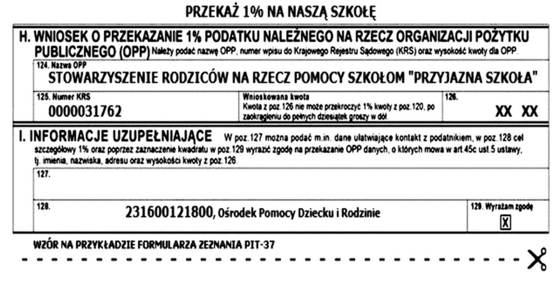 PRZEKAŻ 1% DZIECIOM Z GÓRY WŁODOWSKIEJ