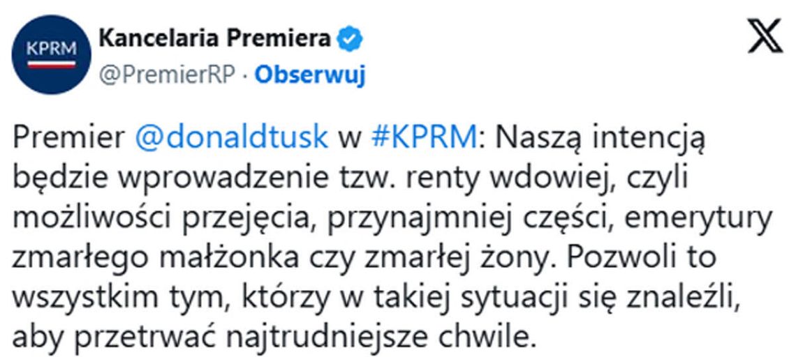 Seniorzy zyskają na rencie wdowiej średnio 350 zł miesięcznie. Od 2027 roku świadczenie jeszcze wzrośnie