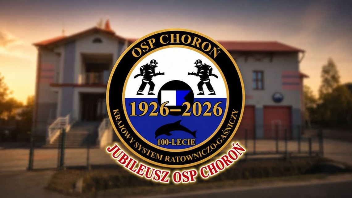 Strażacy z Choronia ogchodzą 100 lecie działąlności