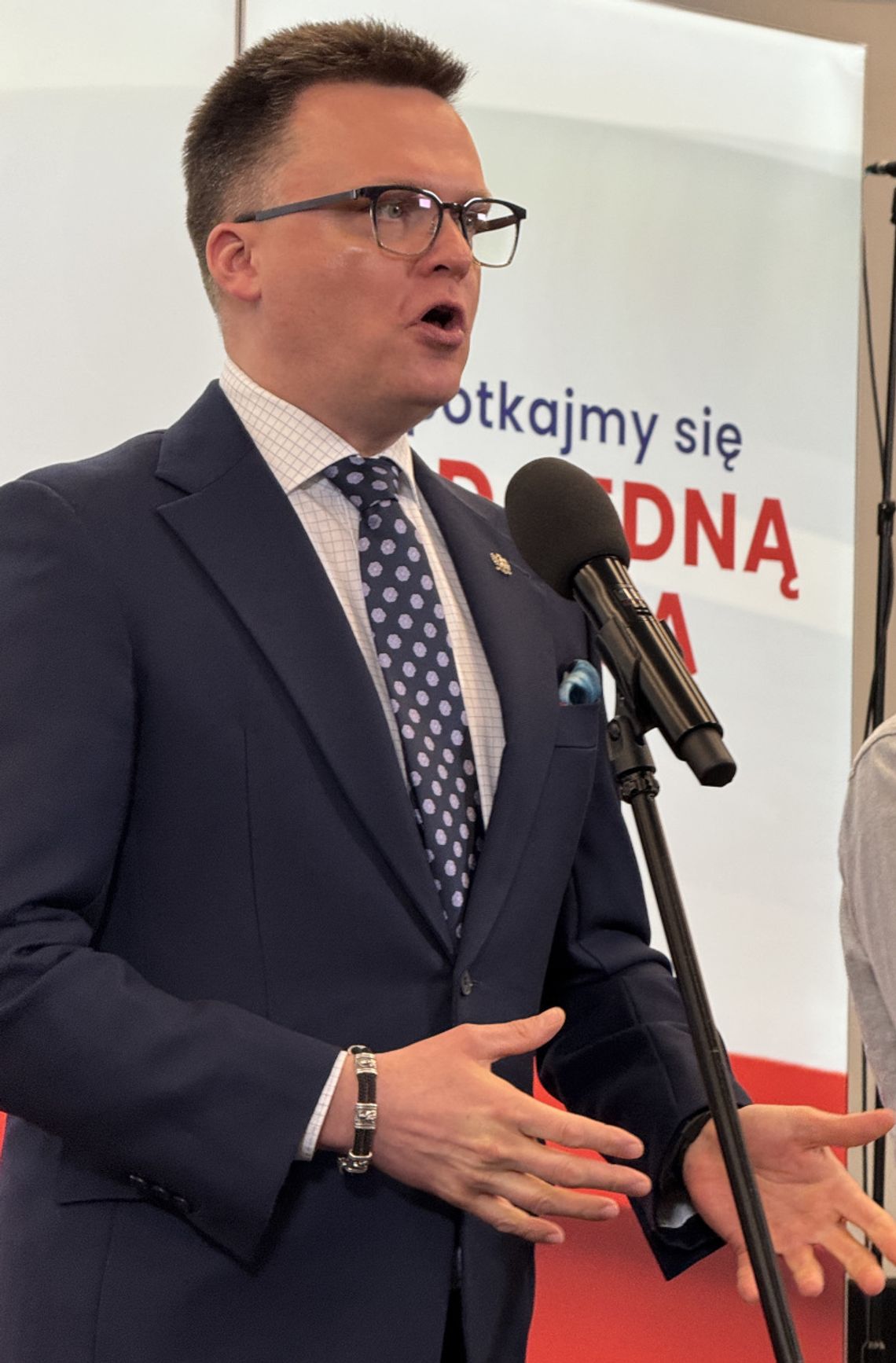 SZYMON HOŁOWNIA ODWIEDZI ZAWIERCIE SZYMON HOŁOWNIA ODWIEDZI ZAWIERCIE