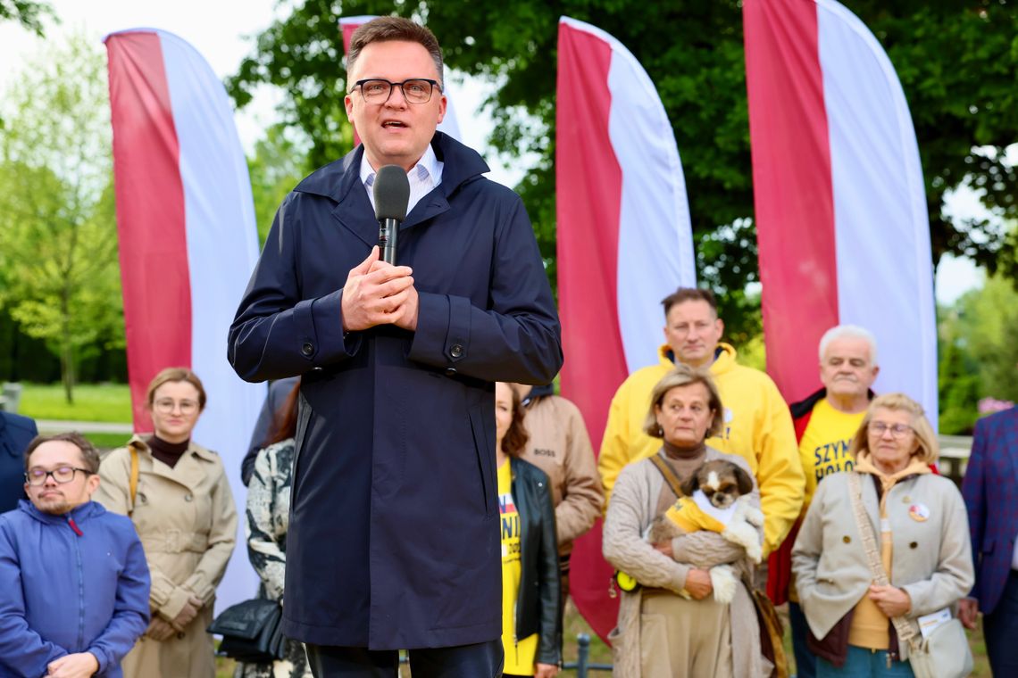 Szymon Hołownia w Ziemięcicach: polityka powinna być troską o drugiego człowieka!